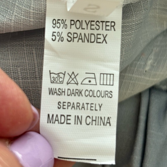 AMAZON 2 Pairs Elastic Waist Ankle Length Casual Pants--S - Picture 12 of 16